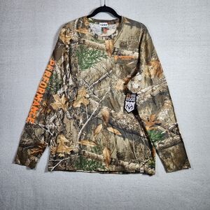 Russell Outdoors Real Tree Performance Men's Large Long Sleeve Camouflage Tee